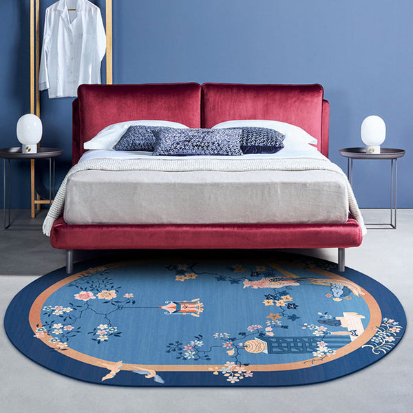 Kleed – Vintage design – Katoenen blend, niet-slip achterzijde, kleurbestendig, binnendeken voor slaapkamer