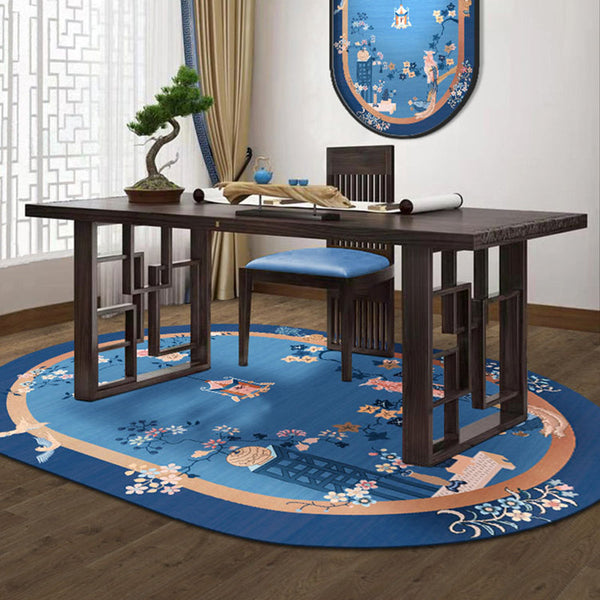 Kleed – Vintage design – Katoenen blend, niet-slip achterzijde, kleurbestendig, binnendeken voor slaapkamer