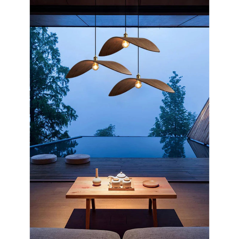 Hanglamp – Gebogen houtdesign – Geschikt voor diverse interieurstijlen