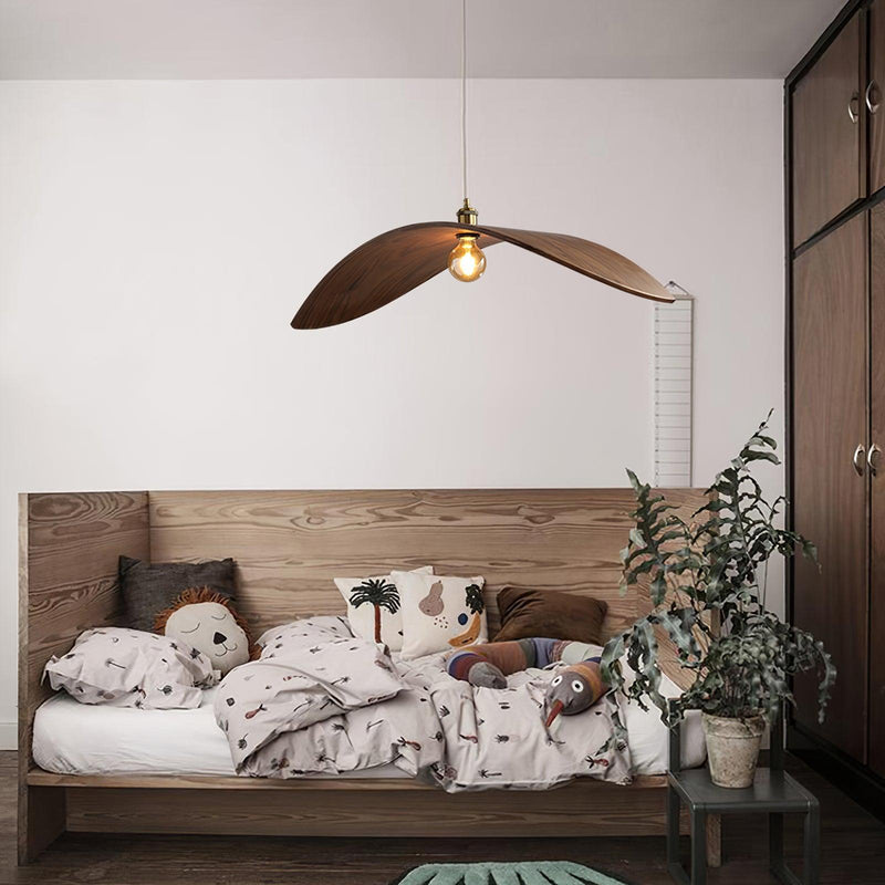 Hanglamp – Gebogen houtdesign – Geschikt voor diverse interieurstijlen