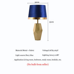 Modern Simple Personalized Table Lamp | Light Luxury Golden Lamp - POUEV