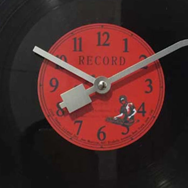 Vintage vinylplaat wandklok | Retro café- en barinrichting