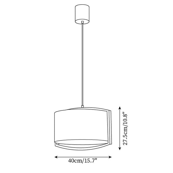 Hanglamp – Modern ontwerp – Geschikt voor binnengebruik, energiezuinig, E27 fitting