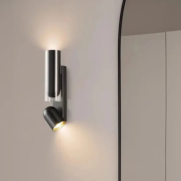 Wandlamp – LED-Nachttischlampe, op- en neer stralend | Energiezuinig, moderne uitstraling