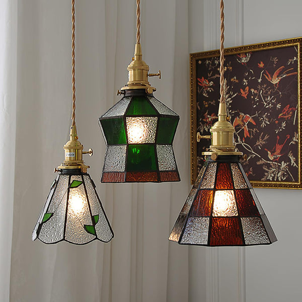 Hanglamp Tiffany – Stijlvol design – Glas, energiezuinig, geschikt voor woonkamer