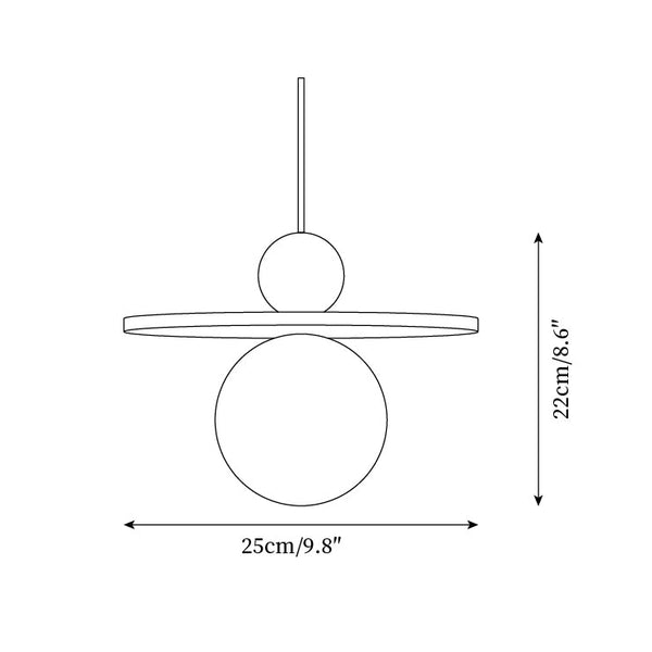 Hanglamp – Modern design – Geschikt voor verschillende interieurstijlen, energiezuinig
