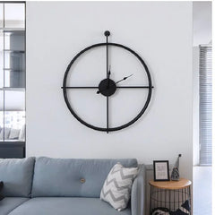 Moderne wandklok in Europese stijl | Creatieve modeklok voor huis- en kantoordecoratie