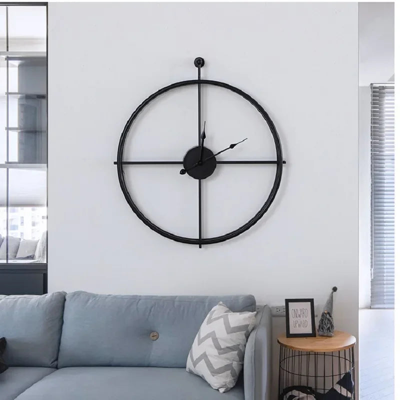 Moderne wandklok in Europese stijl | Creatieve modeklok voor huis- en kantoordecoratie