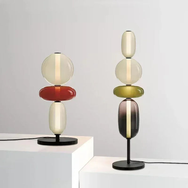 Italian Designer Colored Glass LED Floor Light | Creative Candy Lights - POUEV
