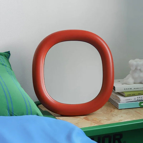 Makeup Wall Mirror | Small Irregular Funky Circle Design | Luxury Nordic Style Bathroom & Home Decoration - POUEV