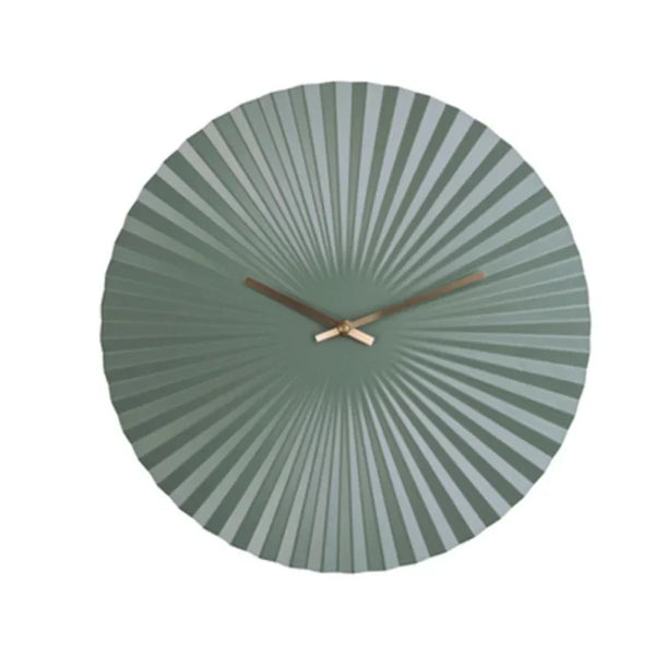 Moderne metalen wandklok | Stille en elegante minimalistische klok voor thuis en kantoor