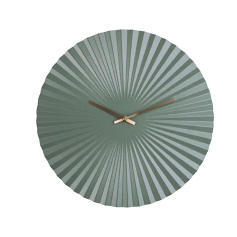 Moderne metalen wandklok | Stille en elegante minimalistische klok voor thuis en kantoor