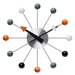 Nordic Nelson Ball Wandklok | Stille & Stijlvolle Wandkunst voor Moderne Interieurs