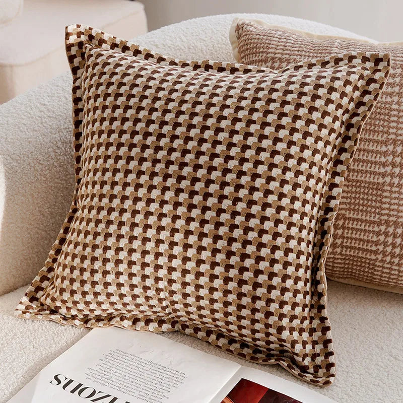 Luxe Franse Kussenhoes | Decoratieve Stempel Hoes - POUEV
