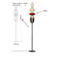 Italian Designer Colored Glass LED Floor Light | Creative Candy Lights - POUEV