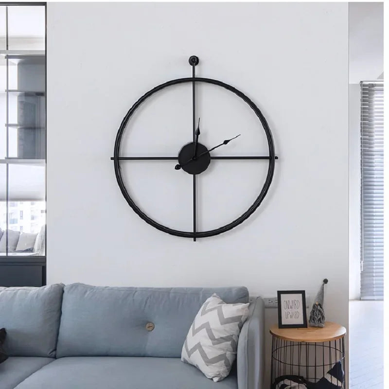 Moderne wandklok in Europese stijl | Creatieve modeklok voor huis- en kantoordecoratie