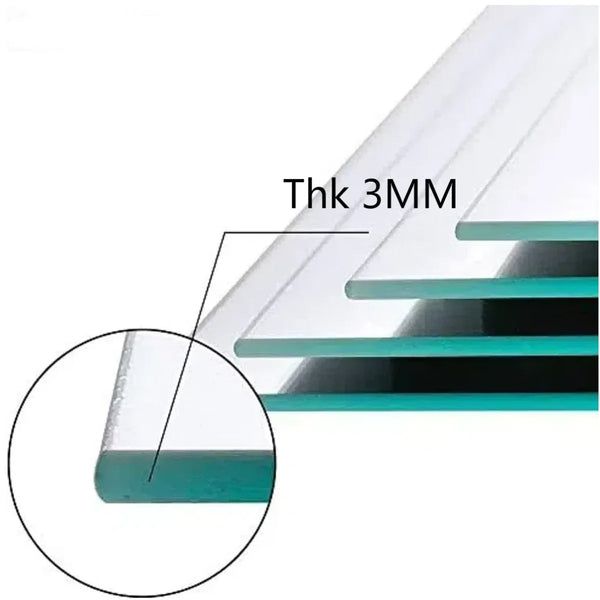 Irregular Acrylic Mirror | Shatterproof, Non-Glass Wall Mirror for Modern Home Décor – Bedroom, Bathroom, Living Room - POUEV