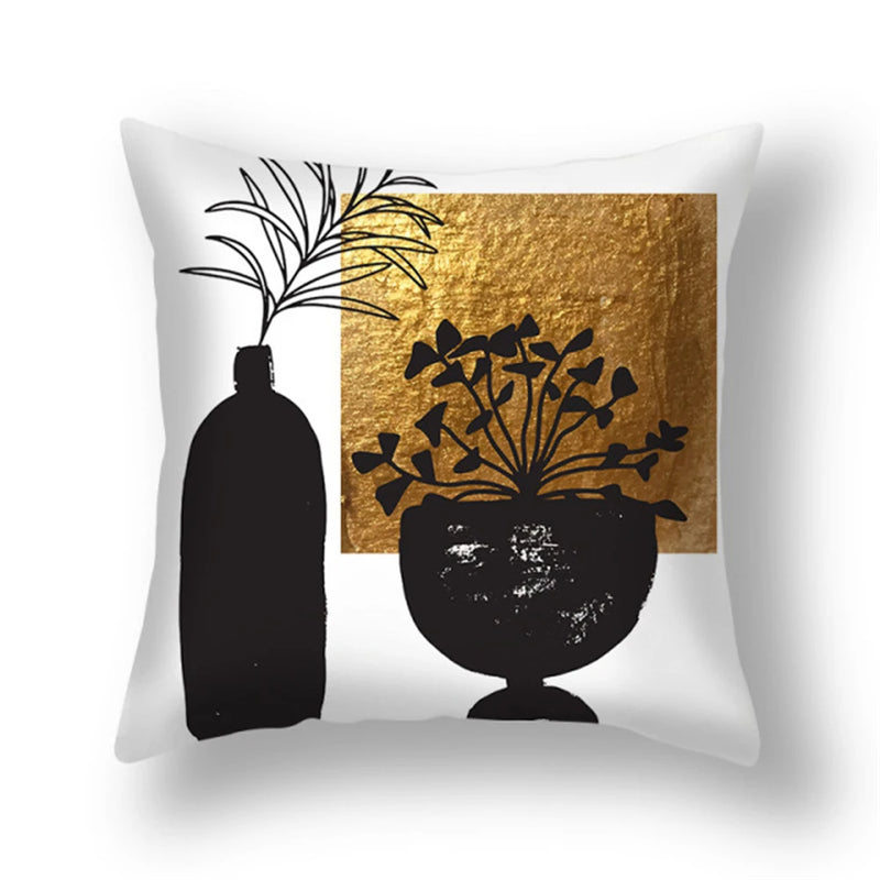 Luxe Kussenhoes | Zon en Bloemenmotief - POUEV