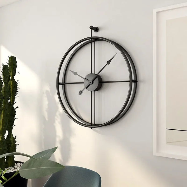 Moderne wandklok in Europese stijl | Creatieve modeklok voor huis- en kantoordecoratie