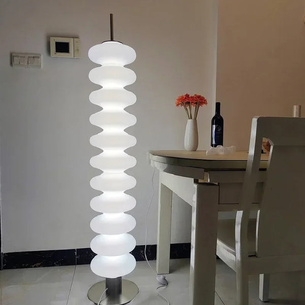 Danish Gourd Lamp | Designer Sofa Side & Living Room Floor Lamp, Nordic Creative Table Light - POUEV