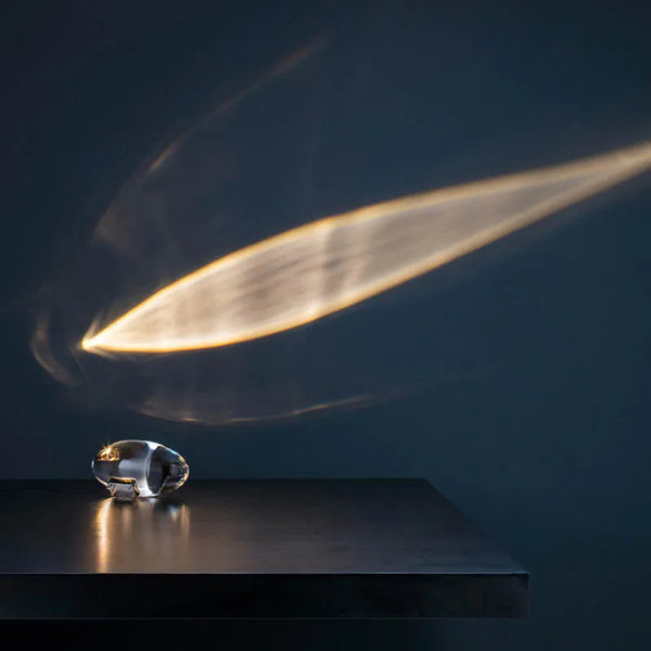 Italian Designer LED Crystal Table Lamp | Night Projector - POUEV