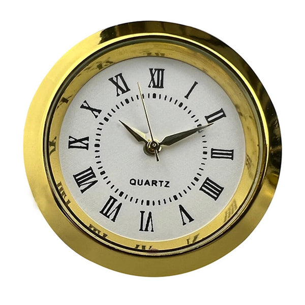 Mini Quartz Klok Inzetstuk | Ronde Klokkop van 55 mm voor Handwerk en Vervanging