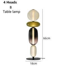 Italian Designer Colored Glass LED Floor Light | Creative Candy Lights - POUEV