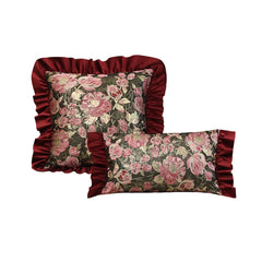 Nordic Luxe Kussenhoes | Retro Bloemenontwerp - POUEV
