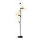 Perch Light Floor Lamp | LED Designer Gold Origami Bird Standing Lamp - POUEV