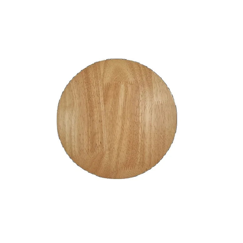 Houten LED-wandlamp | Modern cirkelvormig ontwerp