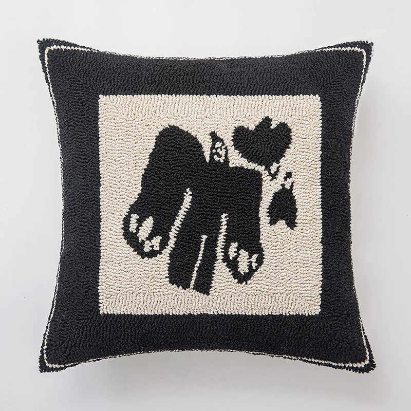 Moderne Geometrische Tufted Kussenhoes | Decoratieve Kussenhoes Sofa - POUEV