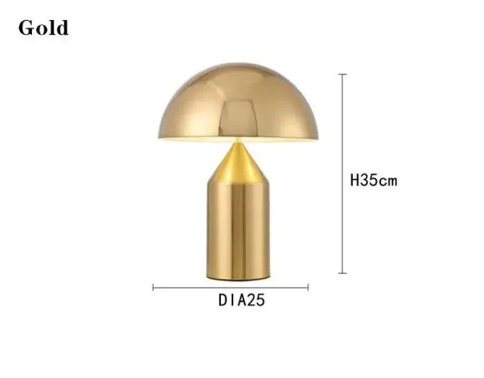 Modern Luxury Nordic Mushroom LED Table Lamp | Eye Protection Decorative Light - POUEV