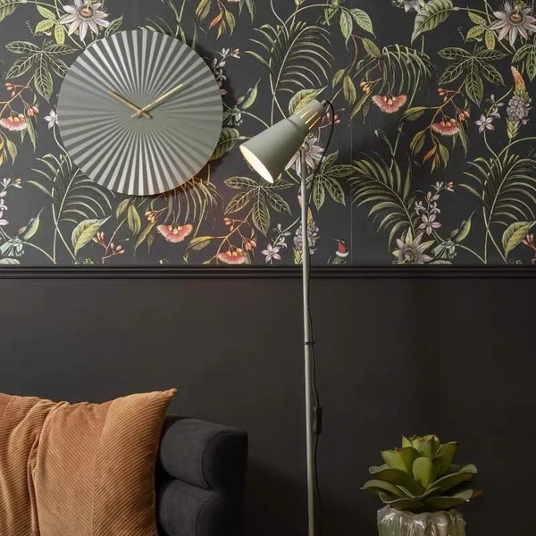Moderne metalen wandklok | Stille en elegante minimalistische klok voor thuis en kantoor