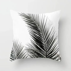 Gouden Bladeren Kussenhoes | Luxe Decoratieve Hoes - POUEV
