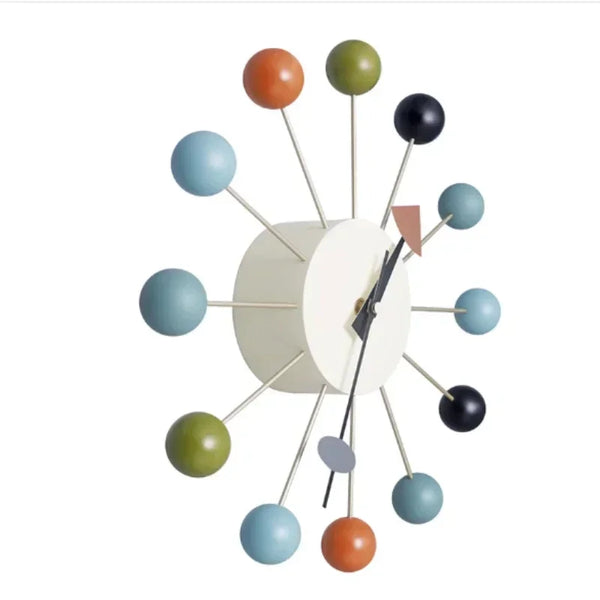 Nordic Nelson Ball Wandklok | Stille & Stijlvolle Wandkunst voor Moderne Interieurs