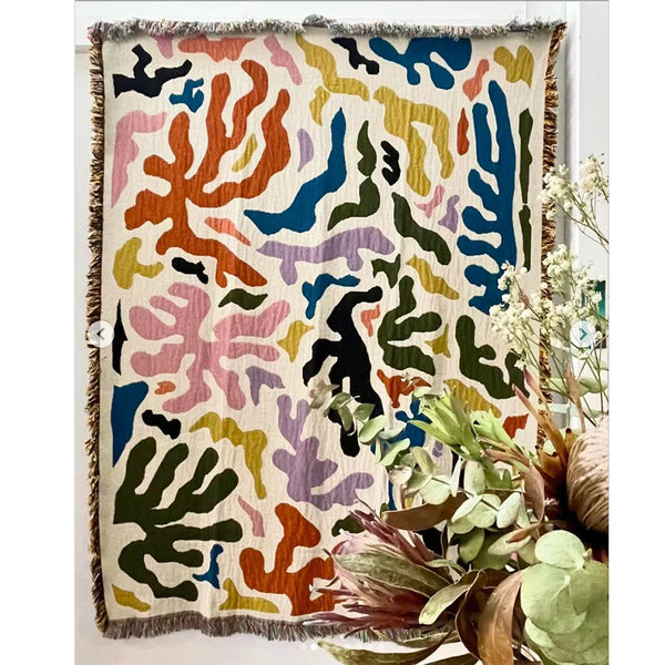 Nordic Cotton Throw Blanket | Soft & Multifunctional - POUEV