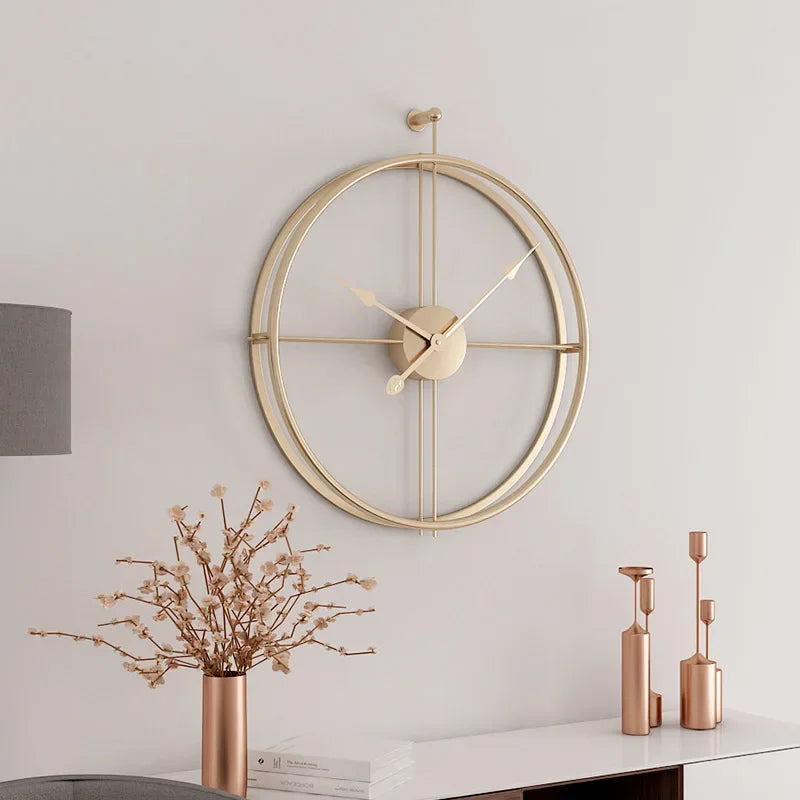 Moderne wandklok in Europese stijl | Creatieve modeklok voor huis- en kantoordecoratie