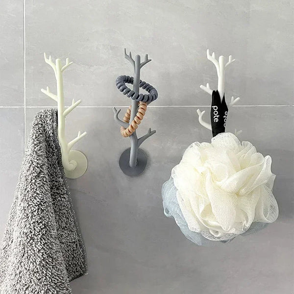 Branch Wall Hook | Decorative Key Holder and Organizer - POUEV