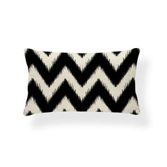 Rechthoekige Kussenhoes | Geometrisch Zigzag Design | Scandinavische Stijl - POUEV
