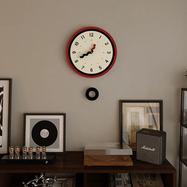 Wandklok in Scandinavische stijl | Minimalistische en moderne woondecoratie