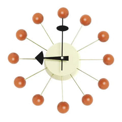 Nordic Nelson Ball Wandklok | Stille & Stijlvolle Wandkunst voor Moderne Interieurs