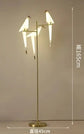 Perch Light Floor Lamp | LED Designer Gold Origami Bird Standing Lamp - POUEV