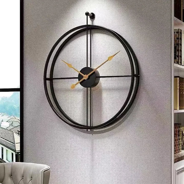 Moderne wandklok in Europese stijl | Creatieve modeklok voor huis- en kantoordecoratie