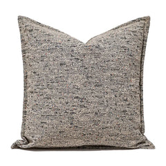 Minimalistische Zwart-Witte Kussenhoes | Luxe Luipaard Jacquard | Sofa Decor - POUEV
