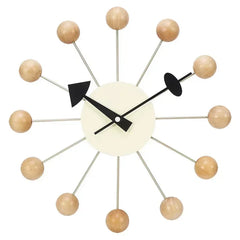 Nordic Nelson Ball Wandklok | Stille & Stijlvolle Wandkunst voor Moderne Interieurs