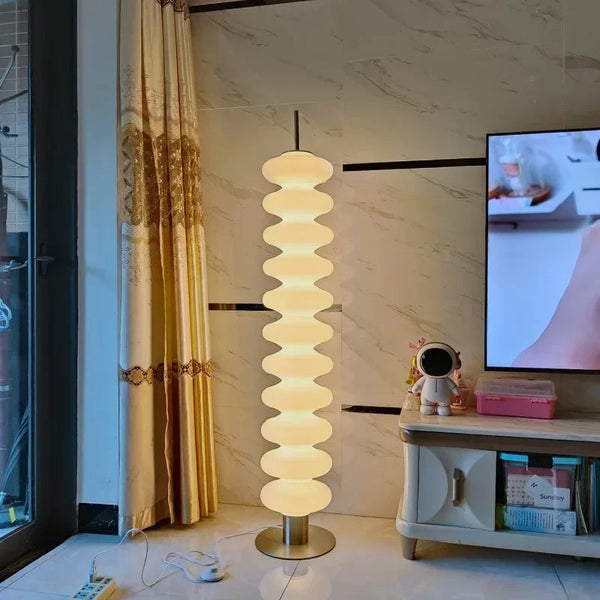Danish Gourd Lamp | Designer Sofa Side & Living Room Floor Lamp, Nordic Creative Table Light - POUEV
