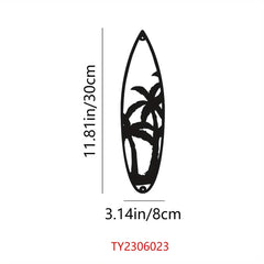 Decoratieve bladeren metalen wandkunst: set van 2 | Zwarte metalen hangende bladeren | Elegante ijzeren kunst