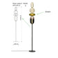 Italian Designer Colored Glass LED Floor Light | Creative Candy Lights - POUEV