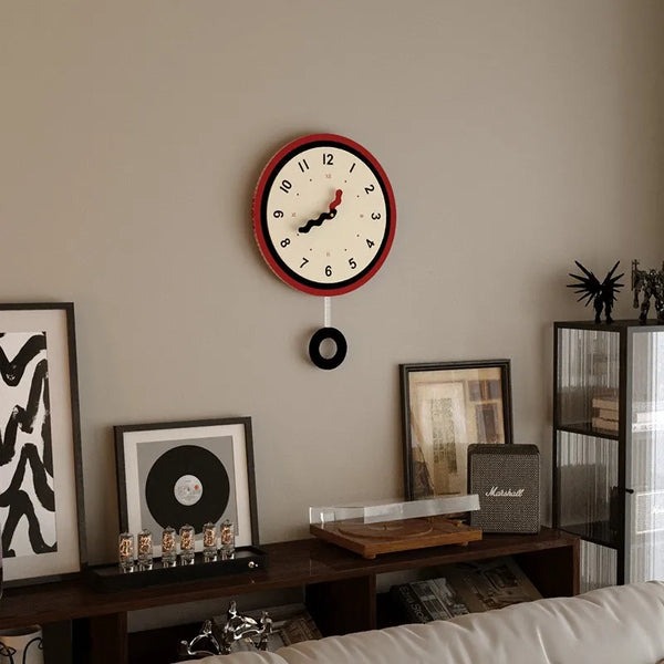 Wandklok in Scandinavische stijl | Minimalistische en moderne woondecoratie