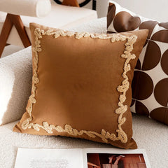 Luxe Franse Kussenhoes | Decoratieve Stempel Hoes - POUEV